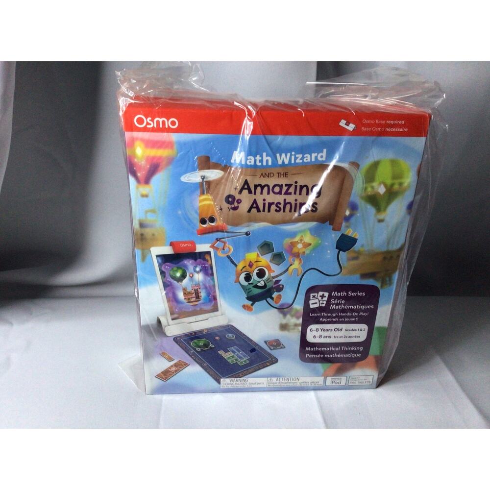 Osmo Math Wizard and the Amazing Airships iPad Tablet. Ages 6-8.